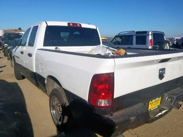 1C6RD6FTXCS320863 - 2012 DODGE RAM 1500 S WHITE photo 3