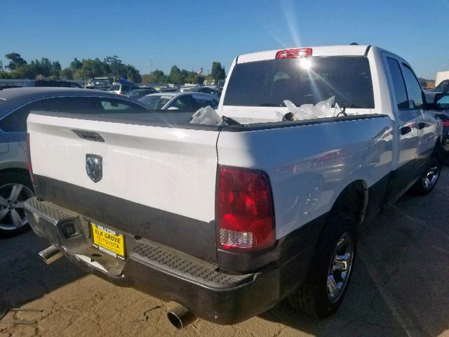 1C6RD6FTXCS320863 - 2012 DODGE RAM 1500 S WHITE photo 4