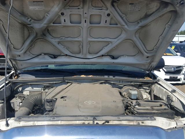 5TETU62N88Z521816 - 2008 TOYOTA TACOMA PRE WHITE photo 7