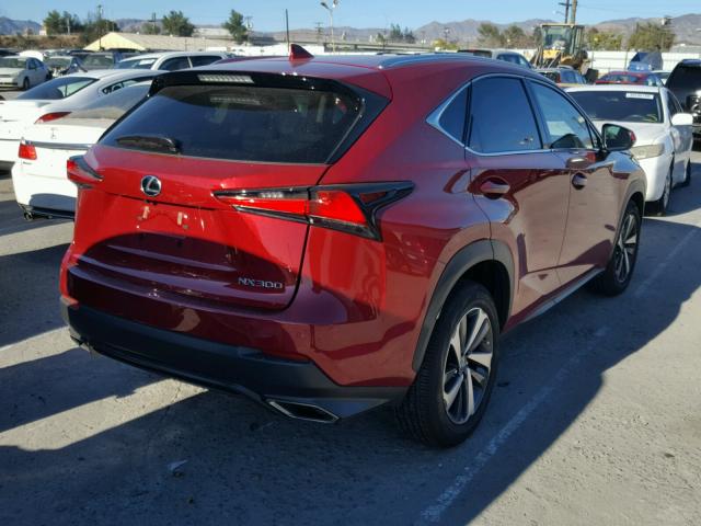 JTJYARBZ7J2109932 - 2018 LEXUS NX 200T RED photo 4