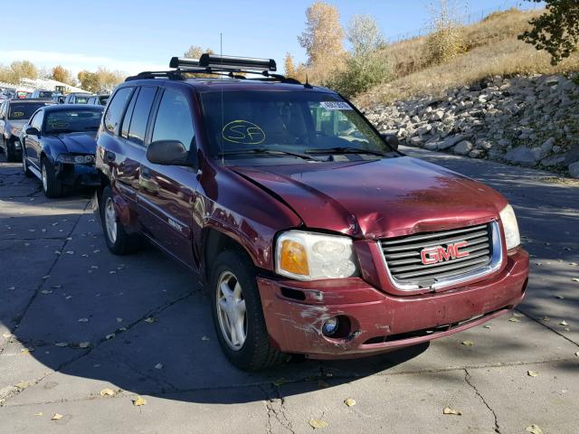 1GKDT13S552198165 - 2005 GMC ENVOY MAROON photo 1