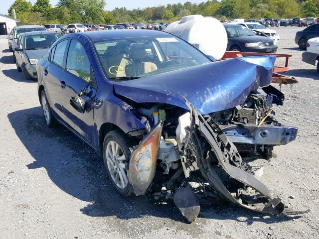 JM1BL1V89C1634894 - 2012 MAZDA 3 I BLUE photo 1