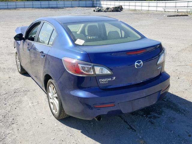 JM1BL1V89C1634894 - 2012 MAZDA 3 I BLUE photo 3