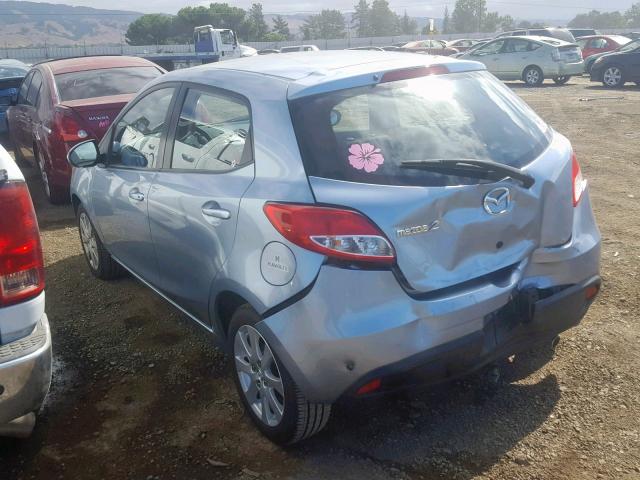 JM1DE1KZ9D0159514 - 2013 MAZDA MAZDA2 BLUE photo 3