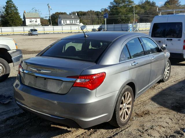 1C3CCBCG3DN759683 - 2013 CHRYSLER 200 LIMITE CHARCOAL photo 4