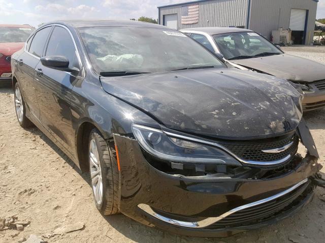 1C3CCCAB4FN639021 - 2015 CHRYSLER 200 LIMITE BLACK photo 1