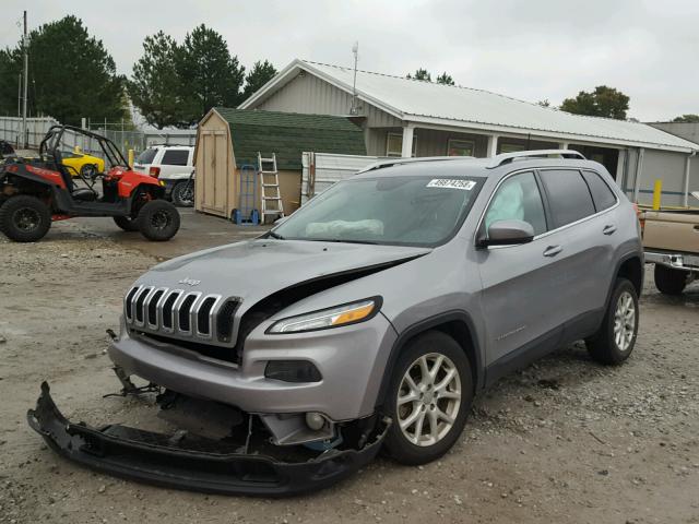 1C4PJLCB1GW294980 - 2016 JEEP CHEROKEE L GRAY photo 2