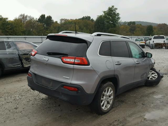 1C4PJLCB1GW294980 - 2016 JEEP CHEROKEE L GRAY photo 4