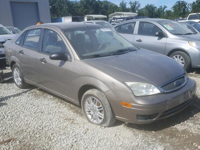 1FAFP34N05W304114 - 2005 FORD FOCUS ZX4 TAN photo 1