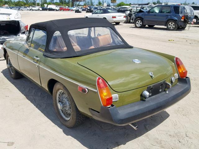 GHN5UF376011G - 1975 MG MGB CONVER GREEN photo 3