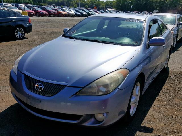 4T1CA38P95U059637 - 2005 TOYOTA CAMRY SOLA BLUE photo 2