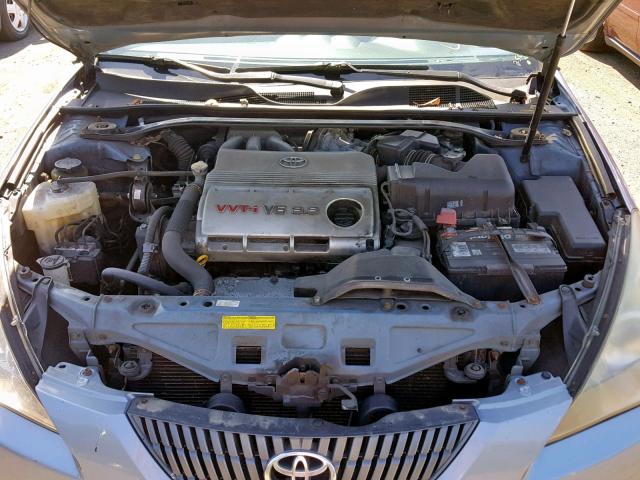 4T1CA38P95U059637 - 2005 TOYOTA CAMRY SOLA BLUE photo 7