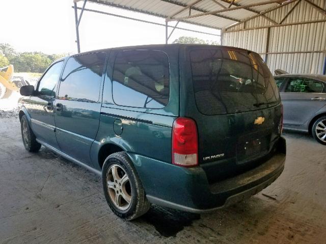 1GNDV03L35D275202 - 2005 CHEVROLET UPLANDER GREEN photo 3