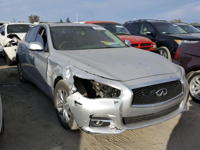 JN1CV7AR5GM250571 - 2016 INFINITI Q50 BASE SILVER photo 1