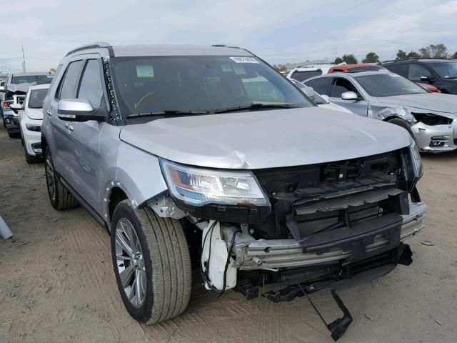 1FM5K7F82JGA85711 - 2018 FORD EXPLORER L SILVER photo 1