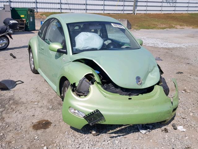 3VWCB21C92M427346 - 2002 VOLKSWAGEN NEW BEETLE მწვანე ფოტო 1