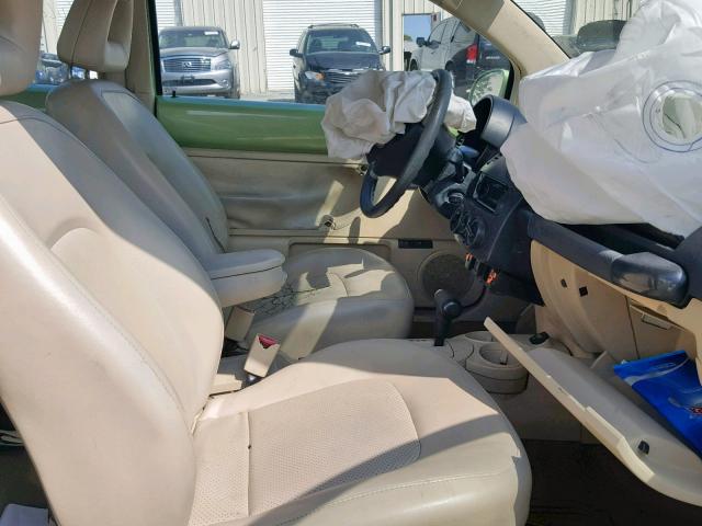 3VWCB21C92M427346 - 2002 VOLKSWAGEN NEW BEETLE მწვანე ფოტო 5