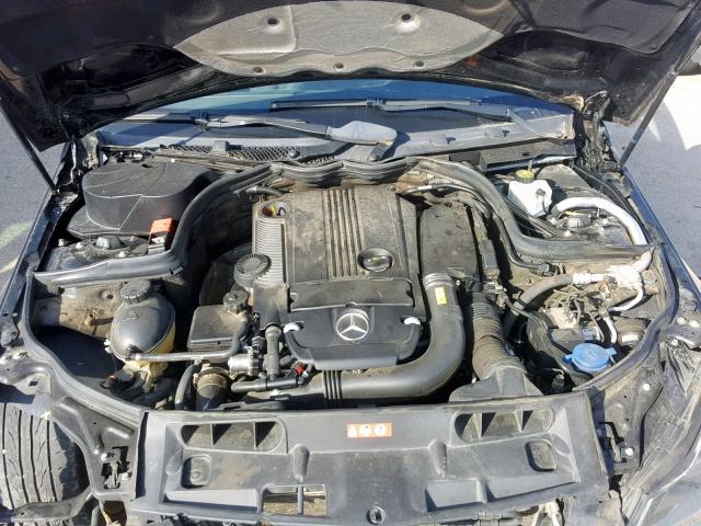 WDDGF4HB6CA619703 - 2012 MERCEDES-BENZ C 250 BLACK photo 7