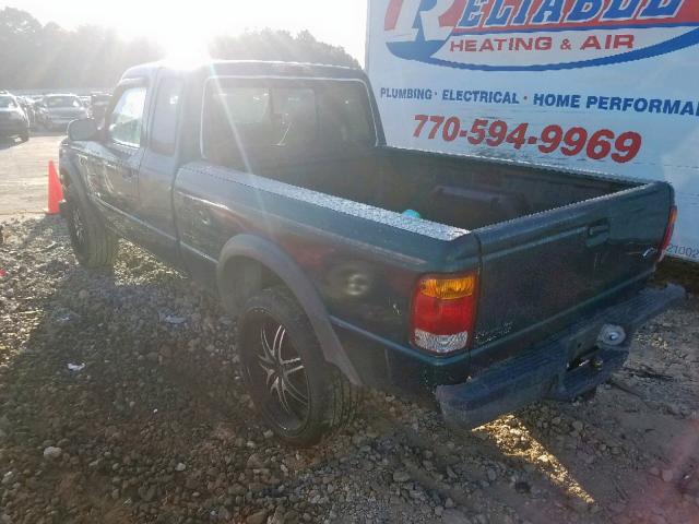 1FTZR15X1WTA25019 - 1998 FORD RANGER SUP GREEN photo 3