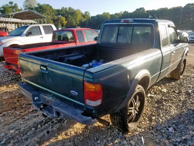 1FTZR15X1WTA25019 - 1998 FORD RANGER SUP GREEN photo 4