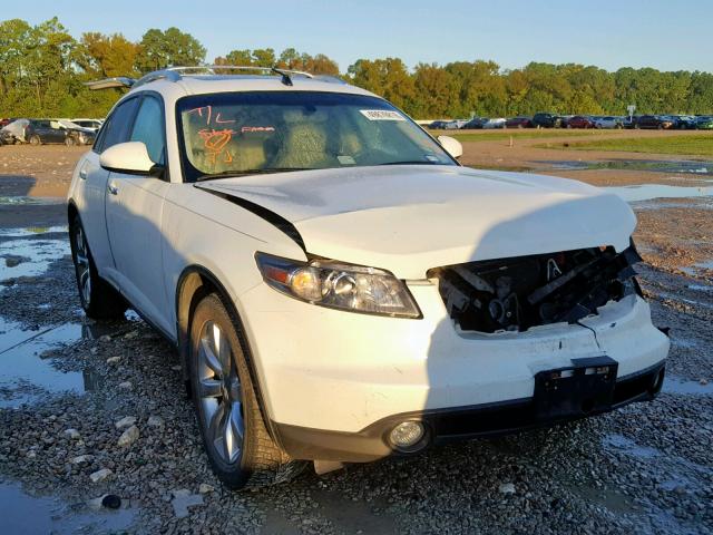 JNRAS08W55X214598 - 2005 INFINITI FX35 WHITE photo 1