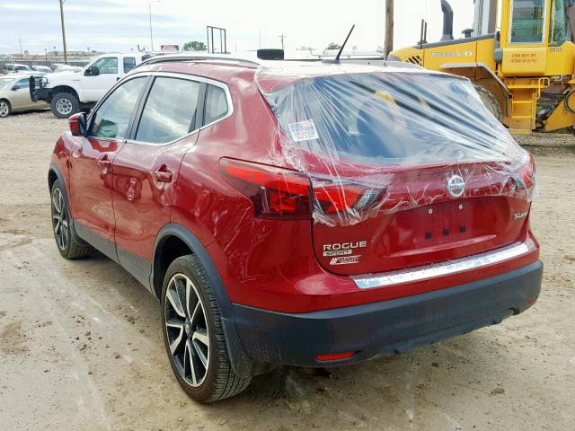 JN1BJ1CR8HW128004 - 2017 NISSAN ROGUE RED photo 3