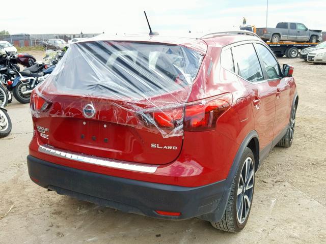 JN1BJ1CR8HW128004 - 2017 NISSAN ROGUE RED photo 4