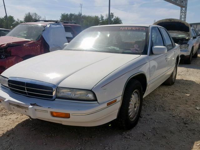 2G4WB55L9R1486583 - 1994 BUICK REGAL CUST WHITE photo 2