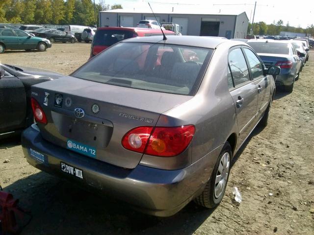 2T1BR32E83C027918 - 2003 TOYOTA COROLLA CE GRAY photo 4