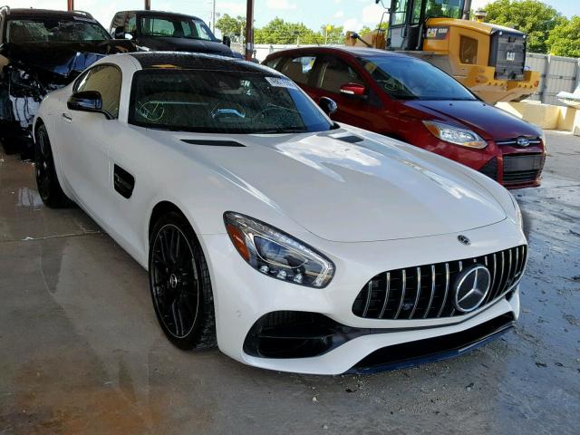 WDDYJ7HA8JA015093 - 2018 MERCEDES-BENZ AMG GT WHITE photo 1