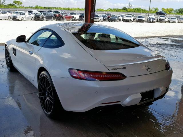 WDDYJ7HA8JA015093 - 2018 MERCEDES-BENZ AMG GT WHITE photo 3