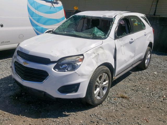 2GNALBEK2G1150554 - 2016 CHEVROLET EQUINOX LS WHITE photo 2