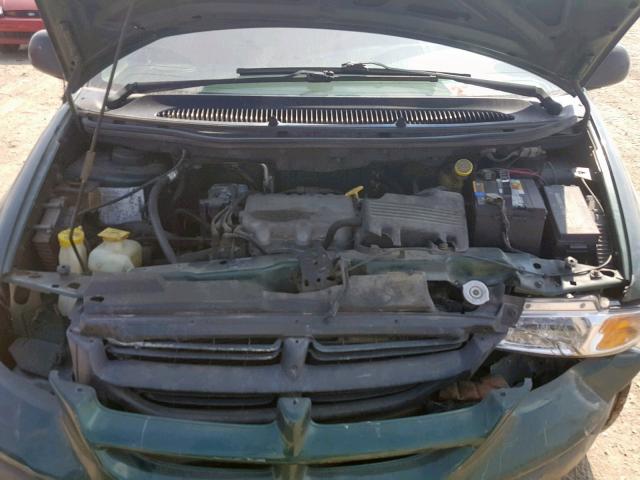 2B4GP2537XR288279 - 1999 DODGE CARAVAN GREEN photo 7