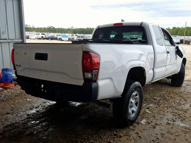 5TFSX5EN6KX065080 - 2019 TOYOTA TACOMA ACC WHITE photo 4