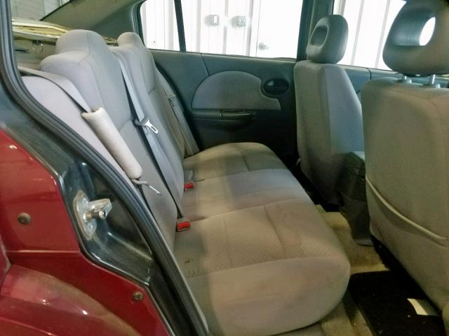 1G8AJ52F05Z144628 - 2005 SATURN ION LEVEL RED photo 6