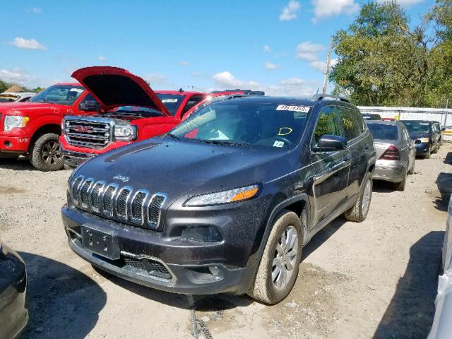 1C4PJMDS0FW752981 - 2015 JEEP CHEROKEE L GRAY photo 2