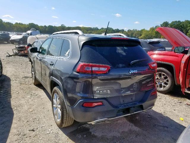 1C4PJMDS0FW752981 - 2015 JEEP CHEROKEE L GRAY photo 3