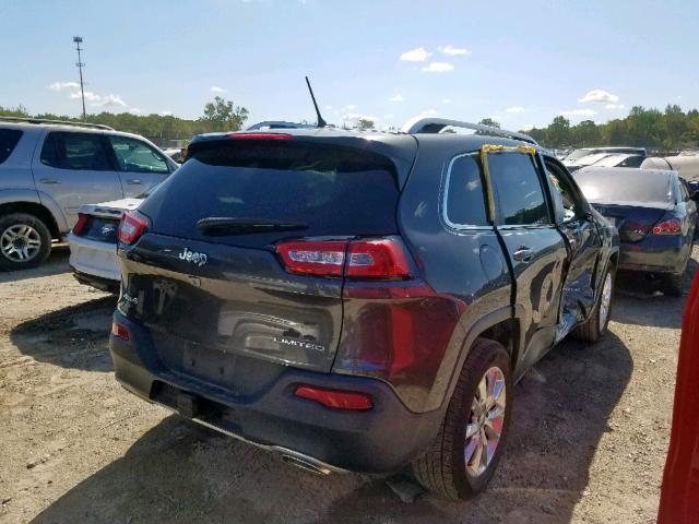 1C4PJMDS0FW752981 - 2015 JEEP CHEROKEE L GRAY photo 4