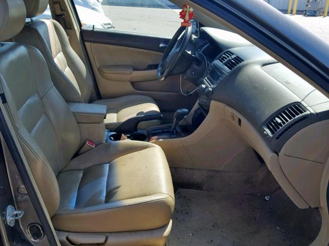 1HGCM56877A071567 - 2007 HONDA ACCORD EX GRAY photo 5