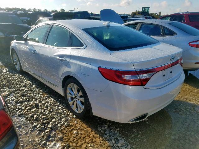 KMHFG4JG5DA204443 - 2013 HYUNDAI AZERA WHITE photo 3