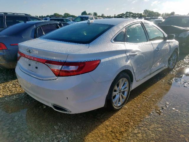 KMHFG4JG5DA204443 - 2013 HYUNDAI AZERA WHITE photo 4