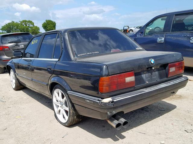 WBAAJ9310MEJ00535 - 1991 BMW 318 I BLACK photo 3