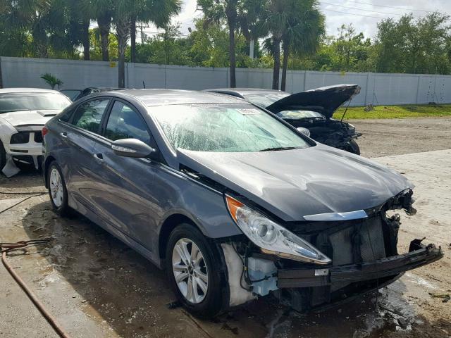 5NPEB4AC7EH889812 - 2014 HYUNDAI SONATA GLS GRAY photo 1