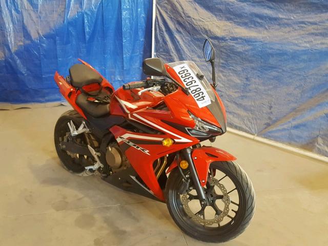 MLHPC4467H5401391 - 2017 HONDA CBR500 R RED photo 1