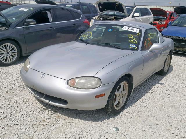 JM1NB3532X0123538 - 1999 MAZDA MX-5 MIATA SILVER photo 2