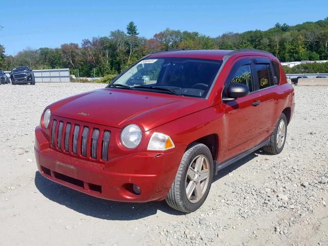 1J8FF47W88D635877 - 2008 JEEP COMPASS SP RED photo 2