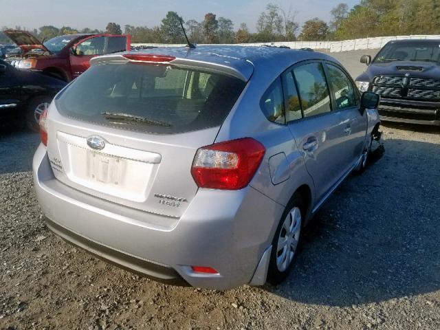 JF1GPAA63E8298755 - 2014 SUBARU IMPREZA SILVER photo 4