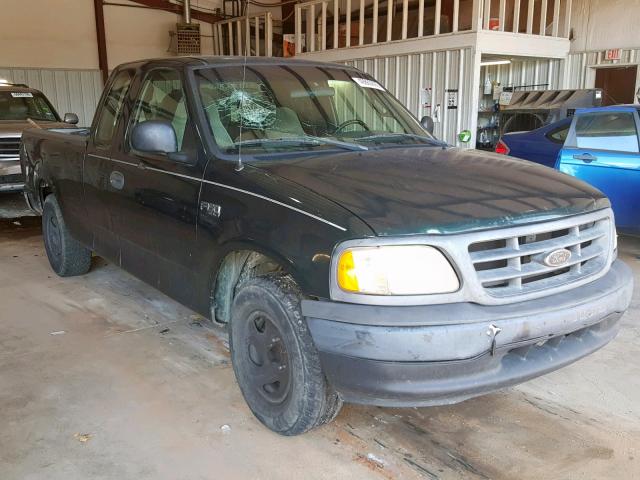 1FTZX17291NB82043 - 2001 FORD F150 GREEN photo 1