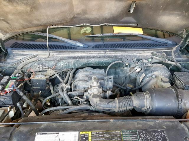 1FTZX17291NB82043 - 2001 FORD F150 GREEN photo 7