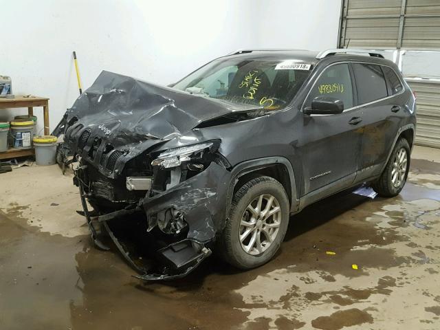 1C4PJMCB1FW789538 - 2015 JEEP CHEROKEE L GRAY photo 2